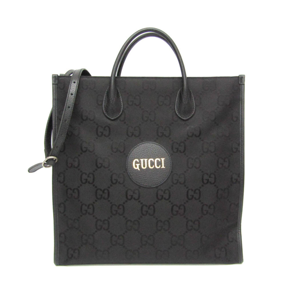 GUCCI Authentic Black Leather Shoulder Bag
